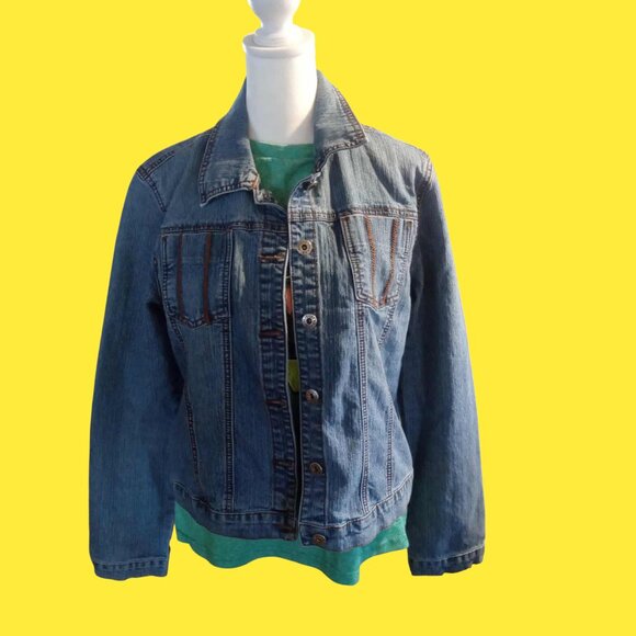 Vintage Access Jeans AC 3998 Jean Jacket - Picture 1 of 3